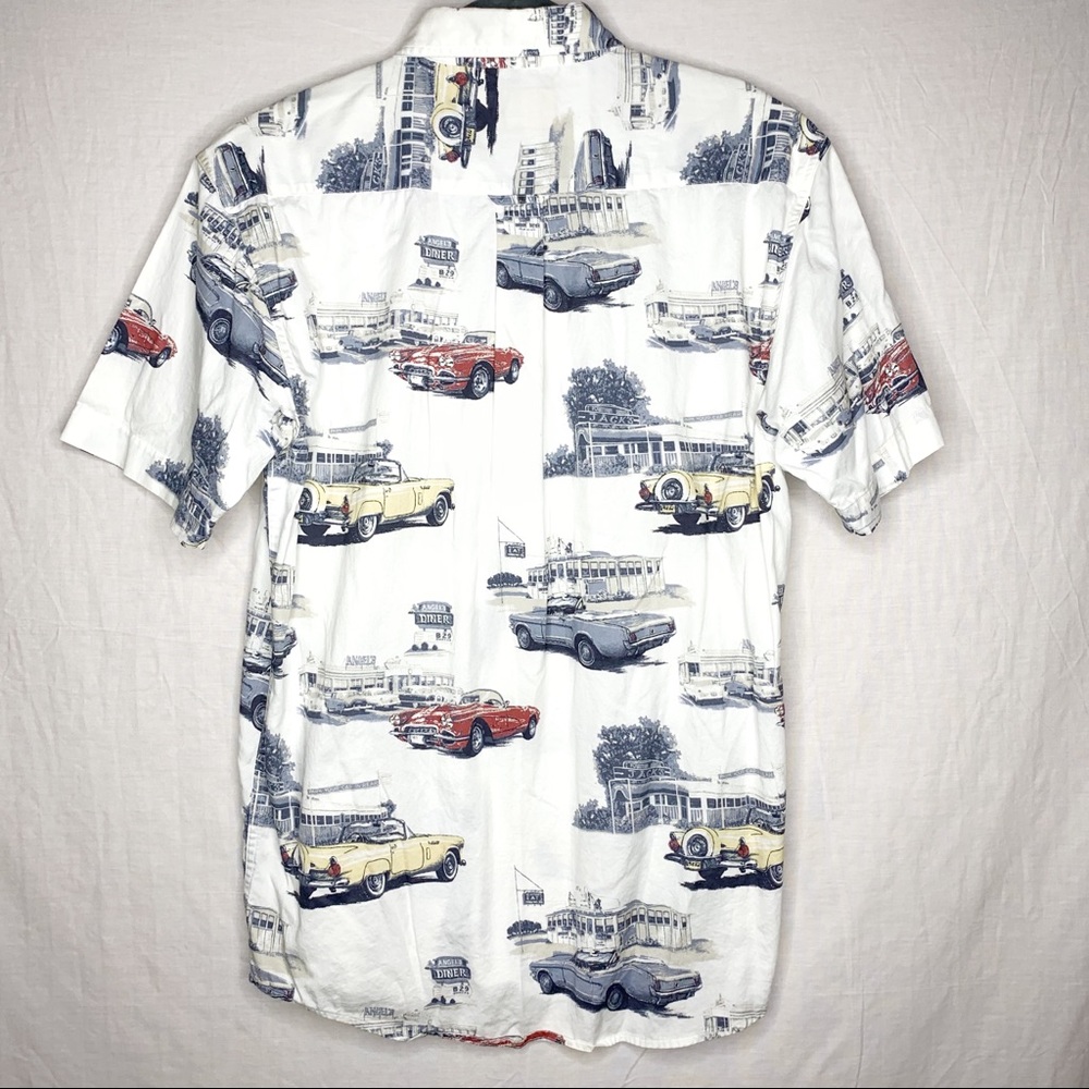 Magellan Classic Muscle Cars Button Up Camp Shirt - Picture 5 of 8